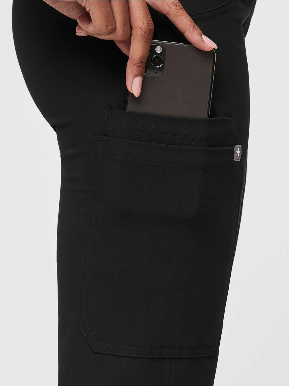 NWT | FIGS Black V-Neck Scrub Set Sz X-Large - Picture 3 of 4